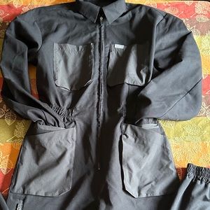 XS black FIGS jumpsuit